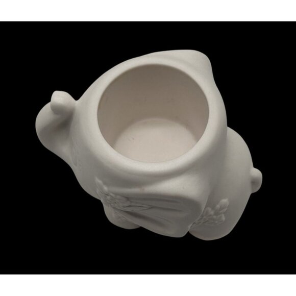 NEW Ceramic Ready-To-Paint Bisque Elephant Votive Candle Holder 4" H - Picture 6 of 7